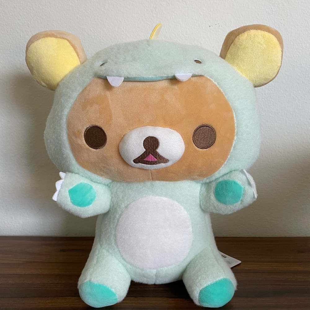 16 Inch Rilakkuma in Green Dinosaur Costume BRAND NEW from Round1